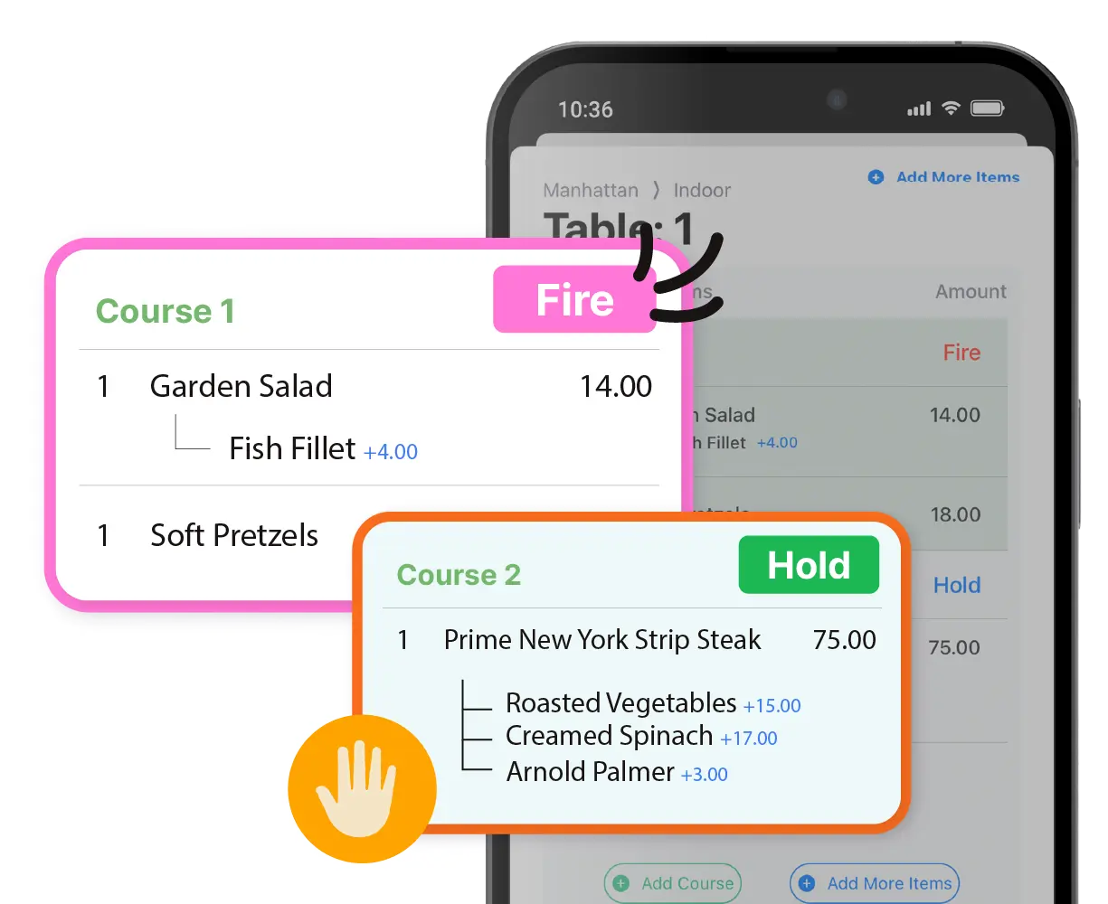 Course-by-Course Ordering Demo